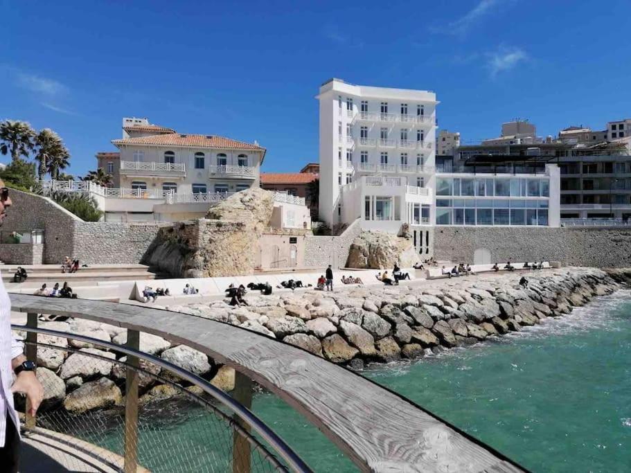 Magnifique Appartement T4, Plage Des Catalans Marsilia Exterior foto