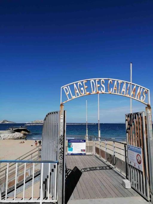 Magnifique Appartement T4, Plage Des Catalans Marsilia Exterior foto